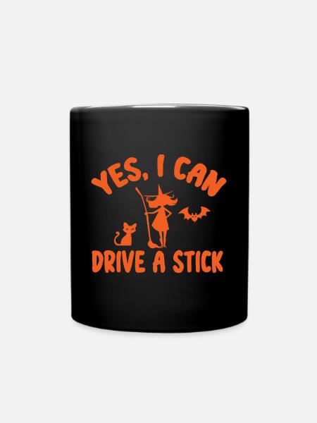 Grusel Halloweenspruch Spruch Halloween - Tasse einfarbig - Schwarz