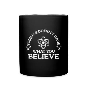 Biologie Lehrer Motiv Naturwissenschaft - Tasse einfarbig - Schwarz - Vorne
