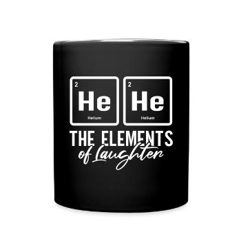 Blague du tableau périodique - Mug uni - noir - Devant