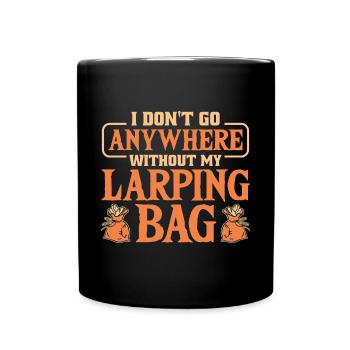 LARP live-action role-playing game - Full Colour Mug - black - Front