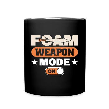 LARP live-action role-playing game - Full Colour Mug - black - Front