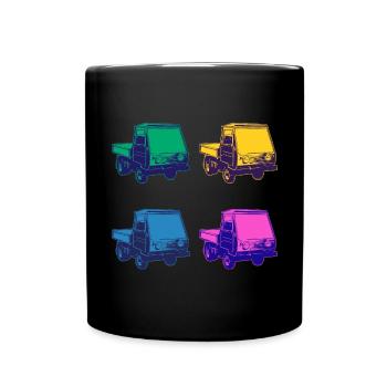 Multicar M25 Multicar Neu Multricar Lastkraftwagen - Tasse einfarbig - Schwarz - Vorne