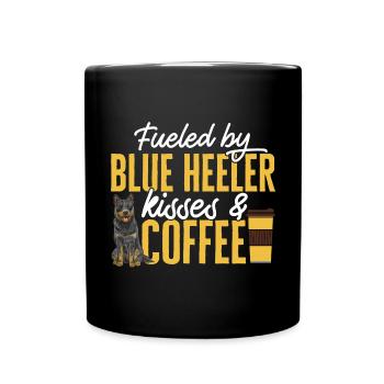 Bouvier australien Red Blue Heeler - Mug uni - noir - Devant