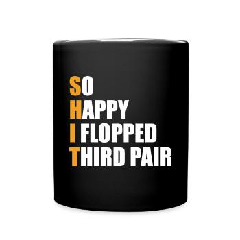 Aces Spades Poker Expert So Happy I Have Flopped T - Tasse einfarbig - Schwarz - Vorne