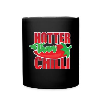 Plus chaud que le piment - Mug uni - noir - Devant