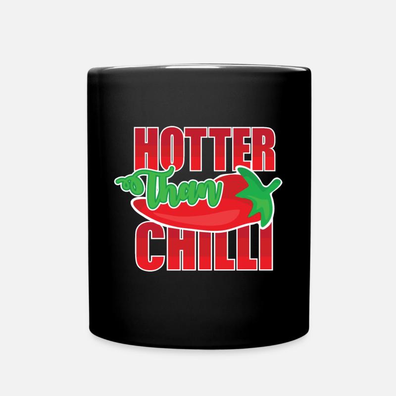 Plus chaud que le piment - Mug uni - noir