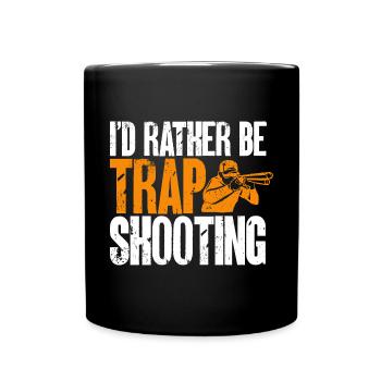 Shooting Skeet Clay Pigeon Shooting - Full Colour Mug - black - Front