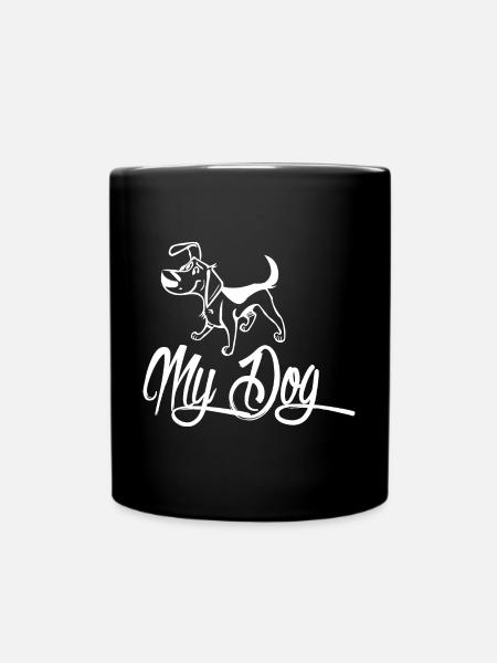 Dog lover - Full Colour Mug - black