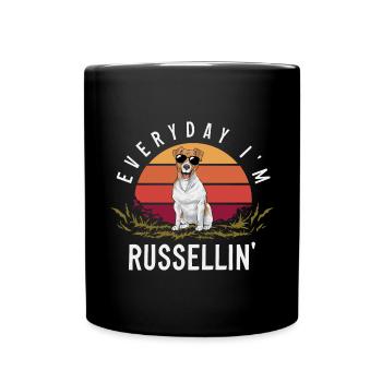 Jack Russell Terrier - Mug uni - noir - Devant