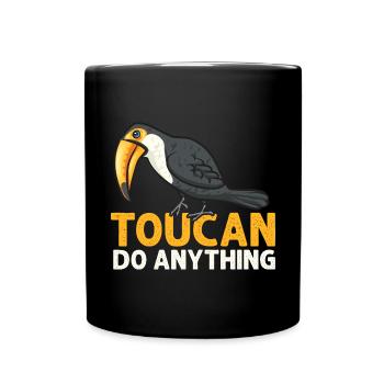 Toucan Bird Rainforest - Full Colour Mug - black - Front