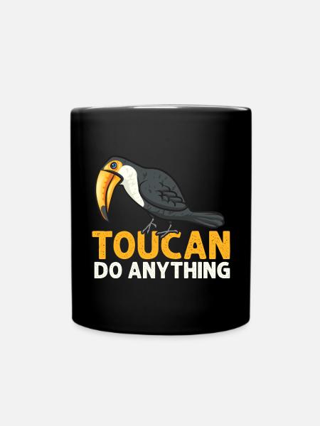 Tukan Vogel Regenwald - Tasse einfarbig - Schwarz