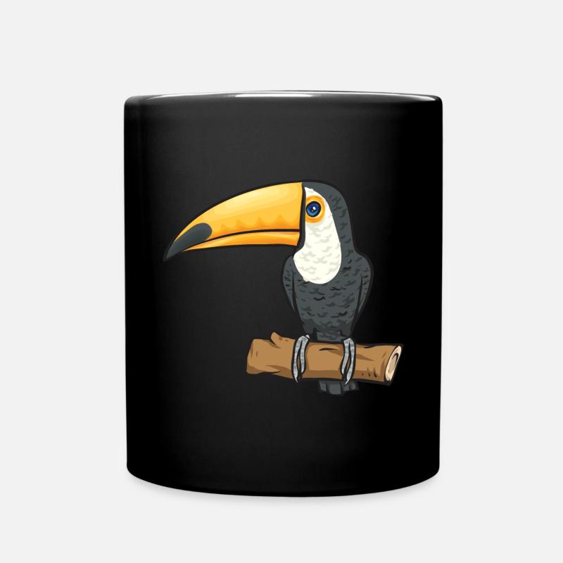 Toucan Bird Rainforest - Mug uni - noir