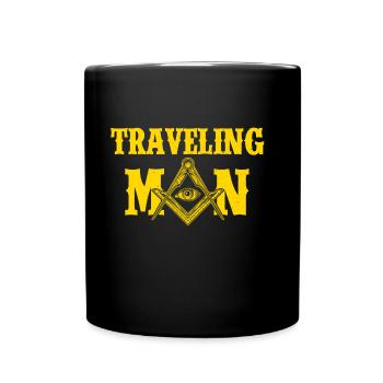 Masonic Freemasonry Fraternal - Tasse einfarbig - Schwarz - Vorne
