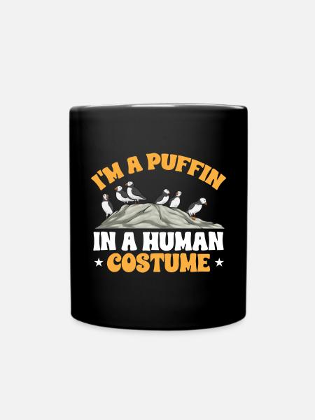 macareux macareux moines oiseaux Lunde - Mug uni - noir