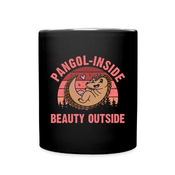 Pangol-intérieur Pangolin-amoureux Pangolin-propriétaire - Mug uni - noir - Devant