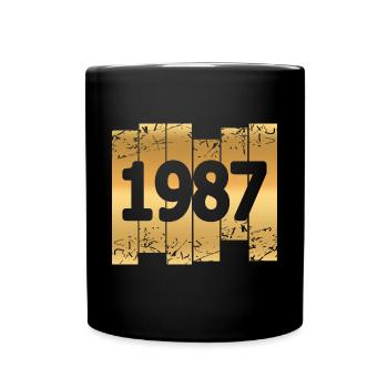Gold 1987 - Tasse einfarbig - Schwarz - Vorne