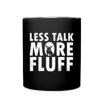 Moins de discussions, plus de fluff Propriétaires de Fennec Fox - Mug uni - noir - Devant