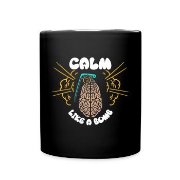 Calm as a bomb National - Full Colour Mug - black - Front