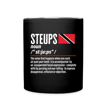 Trinidad and Tobago flag - Full Colour Mug - black - Front