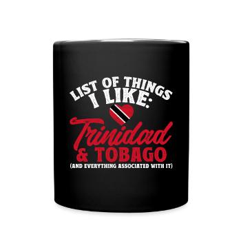 Drapeau de Trinité-et-Tobago - Mug uni - noir - Devant