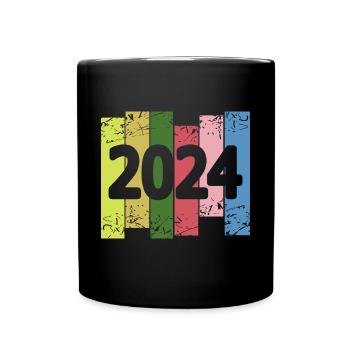 Funny 2024 - Full Colour Mug - black - Front