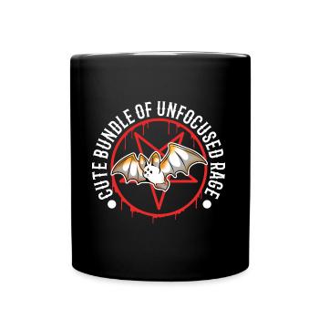 Cute Bundle Of Unfocused Rage - Tasse einfarbig - Schwarz - Vorne
