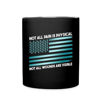 PTSD Warrior - Full Colour Mug - black - Front