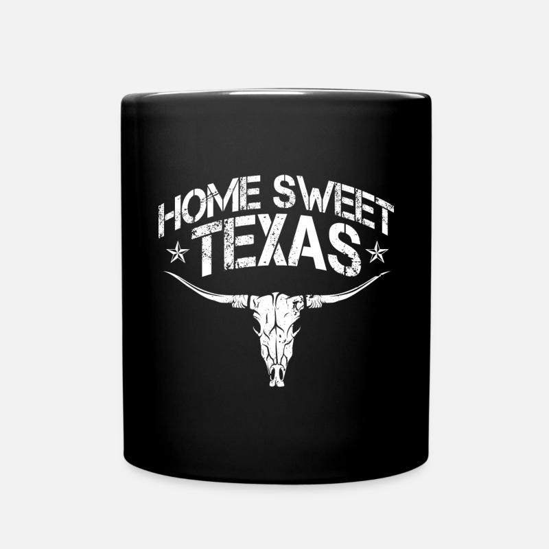 Longhorn Texas - Mug uni - noir