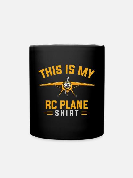 Modèle d’avion télécommandé - Mug uni - noir