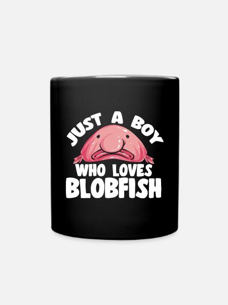 Blobfisch - Tasse einfarbig - Schwarz