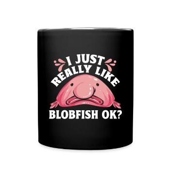 Blob fish - Full Colour Mug - black - Front
