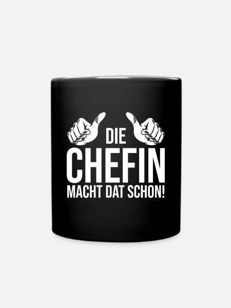 Arbeit Kollegen Büro Teamleiter Führungskraft Chef - Tasse einfarbig - Schwarz