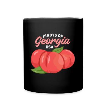Georgia Fil-Am Design für stolze Pinoys - Tasse einfarbig - Schwarz - Vorne