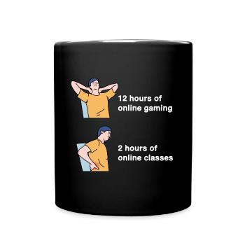 Student joke design for young proud Pinoys - Full Colour Mug - black - Front