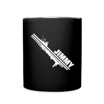 Peinture Jimmy - Mug uni - noir - Devant