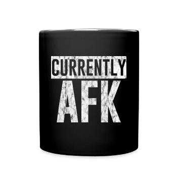 Currently Afk 3 - Tasse einfarbig - Schwarz - Vorne