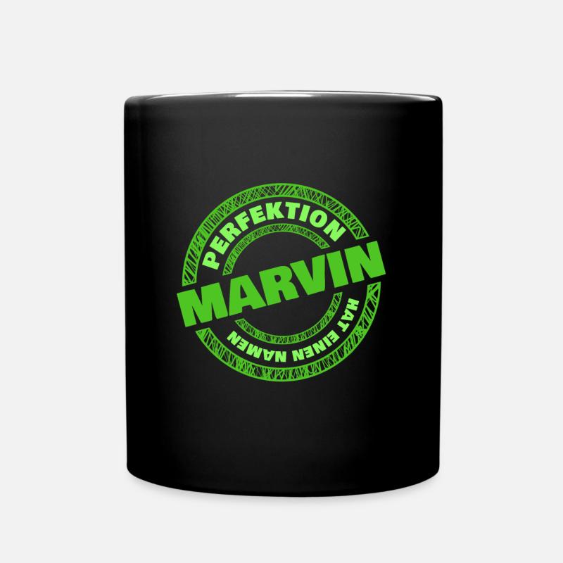 Perfektion Marvin - Tasse einfarbig - Schwarz