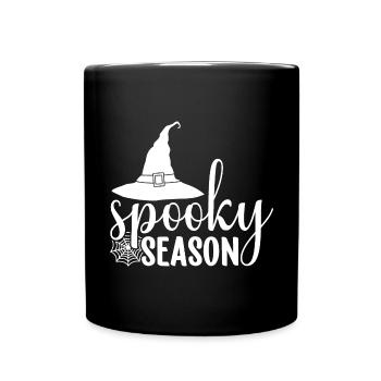 Halloween Costume Pumpkin Skeleton Horror Ghost - Full Colour Mug - black - Front