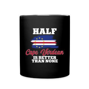 Cape Verde flag Cabo Verde flag - Full Colour Mug - black - Front