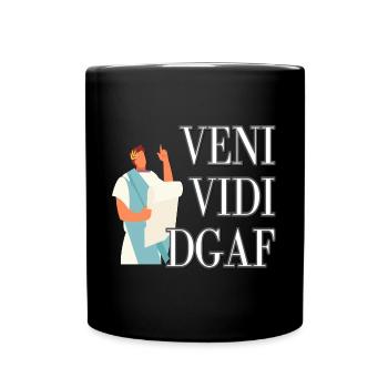 Veni Vidi Vici Dgaf - Full Colour Mug - black - Front