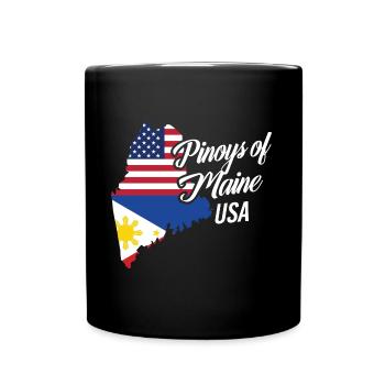 Filipinos of Maine Design für stolze Fil-Ams - Tasse einfarbig - Schwarz - Vorne