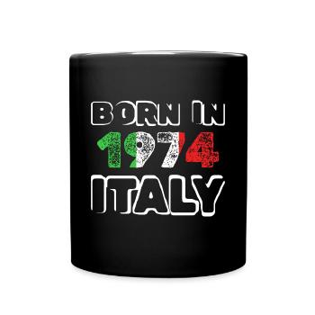 Italy 1974 - Full Colour Mug - black - Front