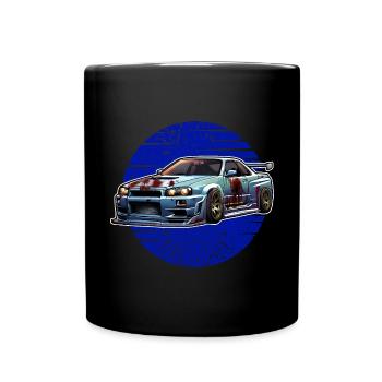 Jdm Halloween edition / Tuning Mechanic Costume - Full Colour Mug - black - Front
