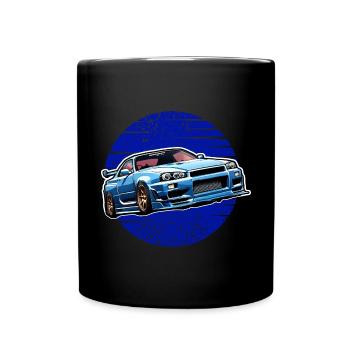 Jdm Halloween edition / Tuning Mechanic Costume - Full Colour Mug - black - Front
