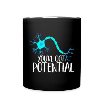 Neurology, Nurse, Brain, Neurologist - Full Colour Mug - black - Front