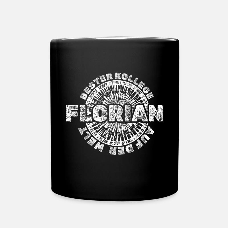 Florian - Tasse einfarbig - Schwarz