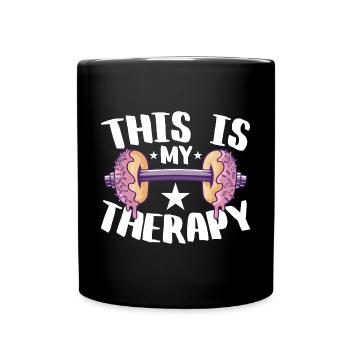 Entraînement, Fitness, Gym, Entraînement, Sports, Fun - Mug uni - noir - Devant