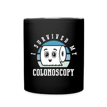 Gastro-entérologie Endoscopie Coloscopie - Mug uni - noir - Devant