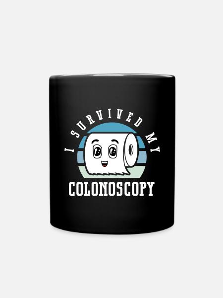 Gastroenterologia Endoscopia Colonscopia - Tazza monocolore - nero