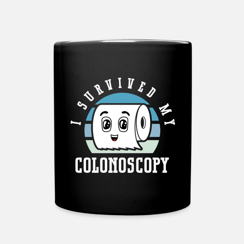 Gastroenterologia Endoscopia Colonscopia - Tazza monocolore - nero